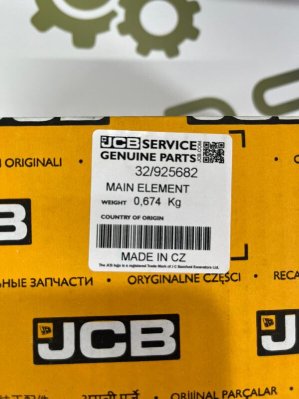 Filtr powietrza główny 3CX 4CX - JCB 32/925682